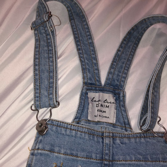 Overall Jean Shorts - Picture 5 of 7